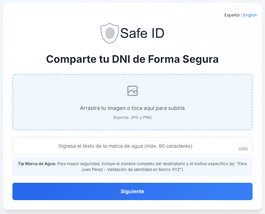 Safe ID: lanzan una herramienta gratuita para proteger la identidad al compartir el DNI