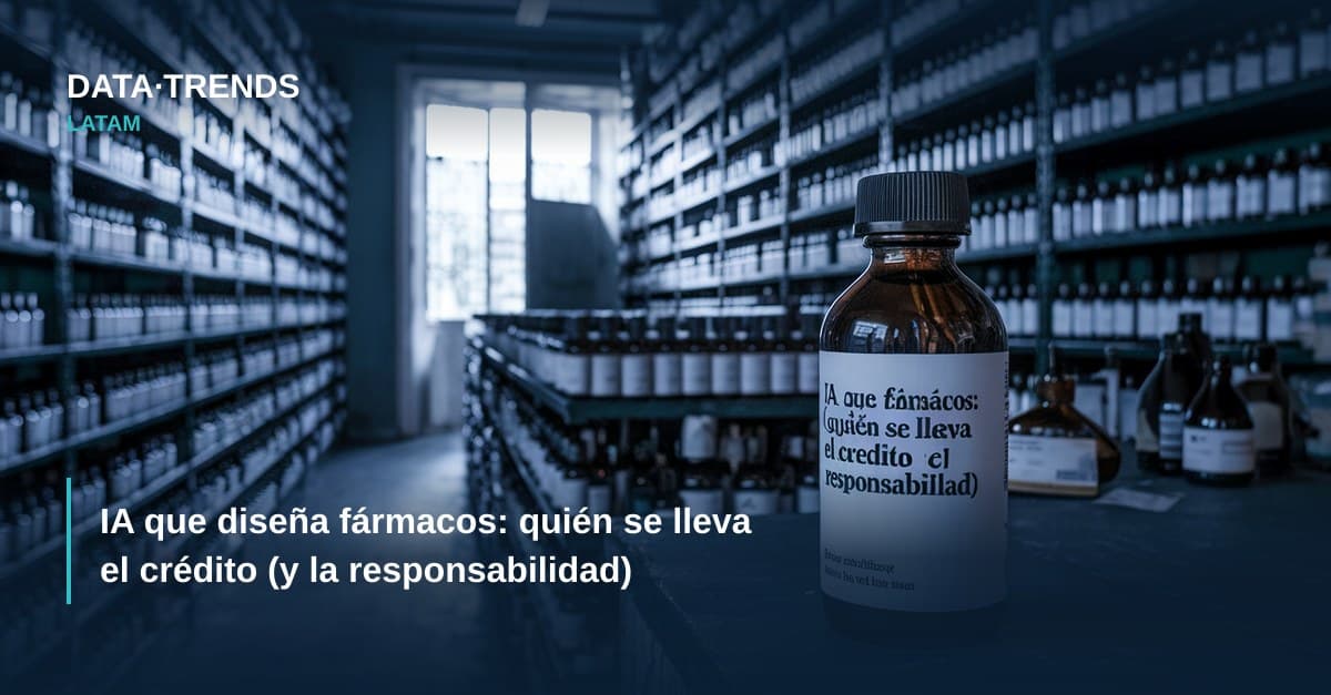 IA que diseña fármacos: quién se lleva el crédito (y la responsabilidad)