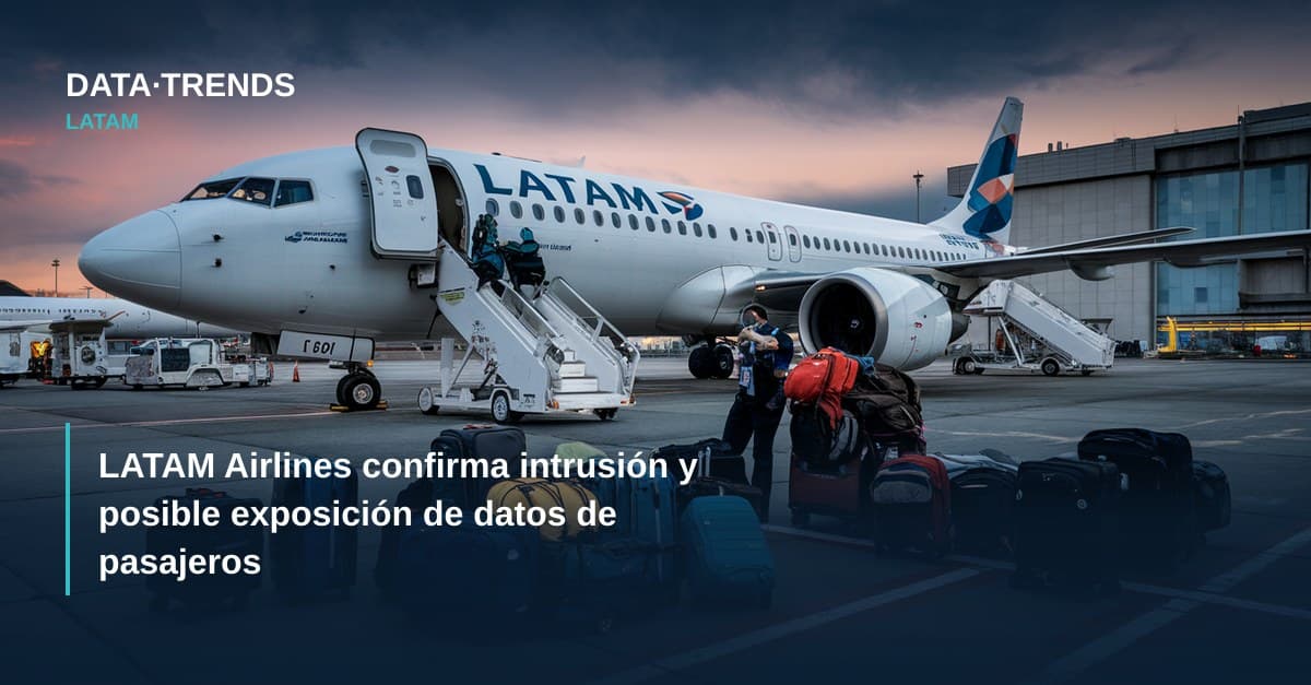 LATAM Airlines confirma intrusión y posible exposición de datos de pasajeros