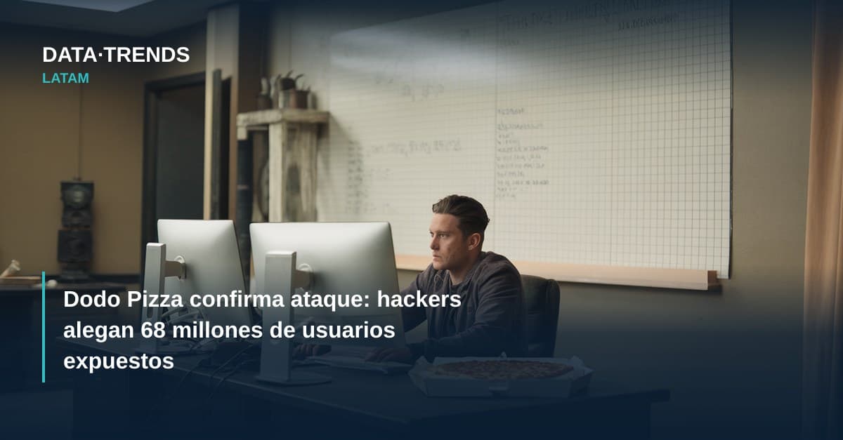Dodo Pizza confirma ataque: hackers alegan 68 millones de usuarios expuestos