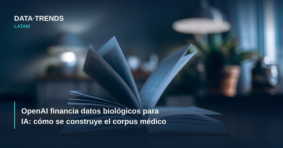 OpenAI financia datos biológicos para IA: cómo se construye el corpus médico