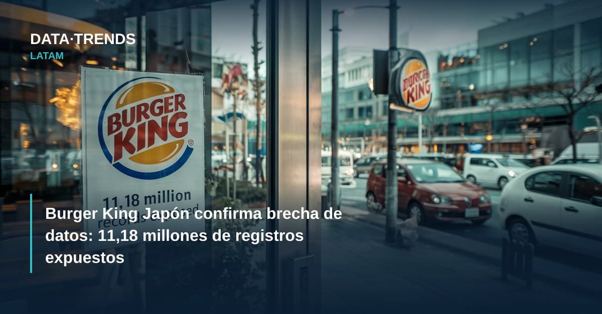 Burger King Japón confirma brecha de datos: 11,18 millones de registros expuestos