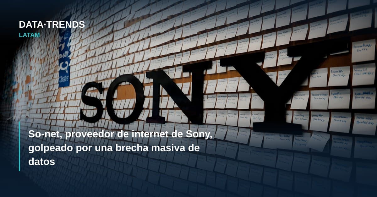 So-net, proveedor de internet de Sony, golpeado por una brecha masiva de datos